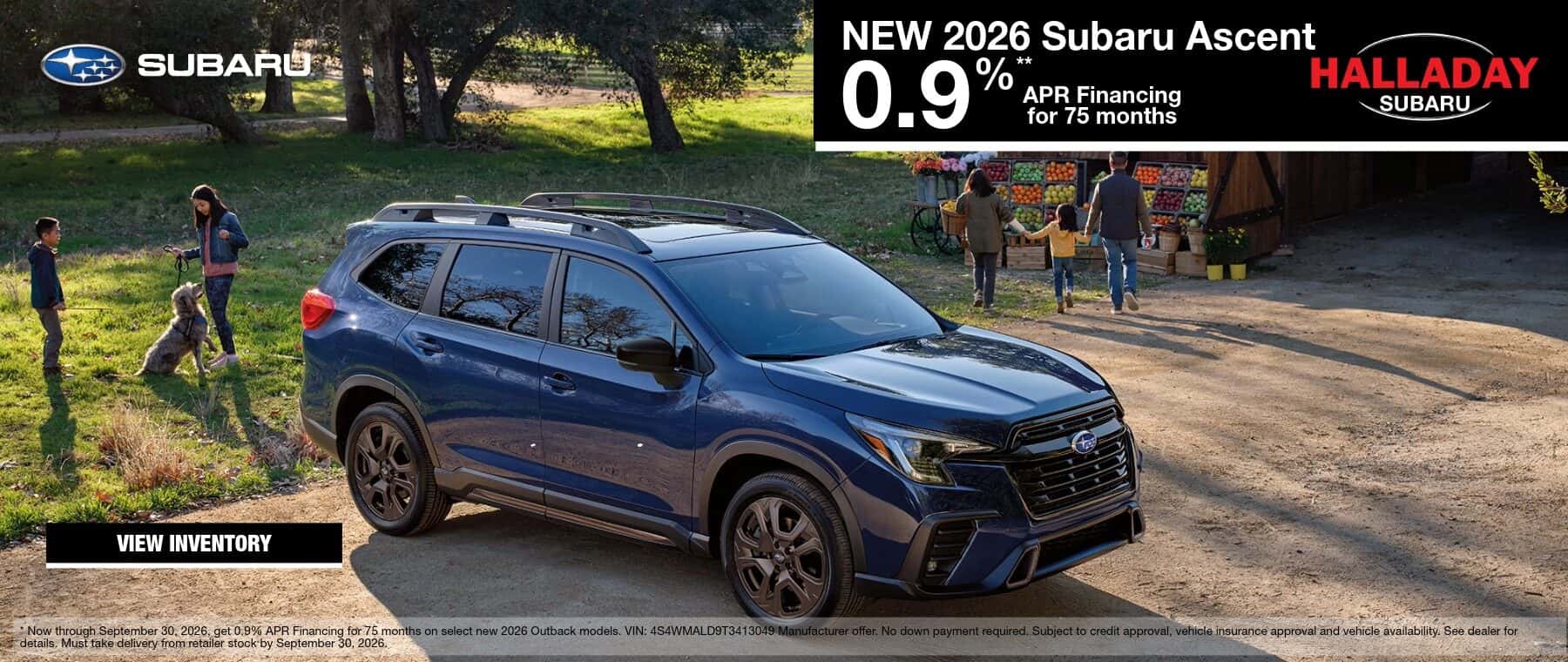 Subaru Ascent Sept