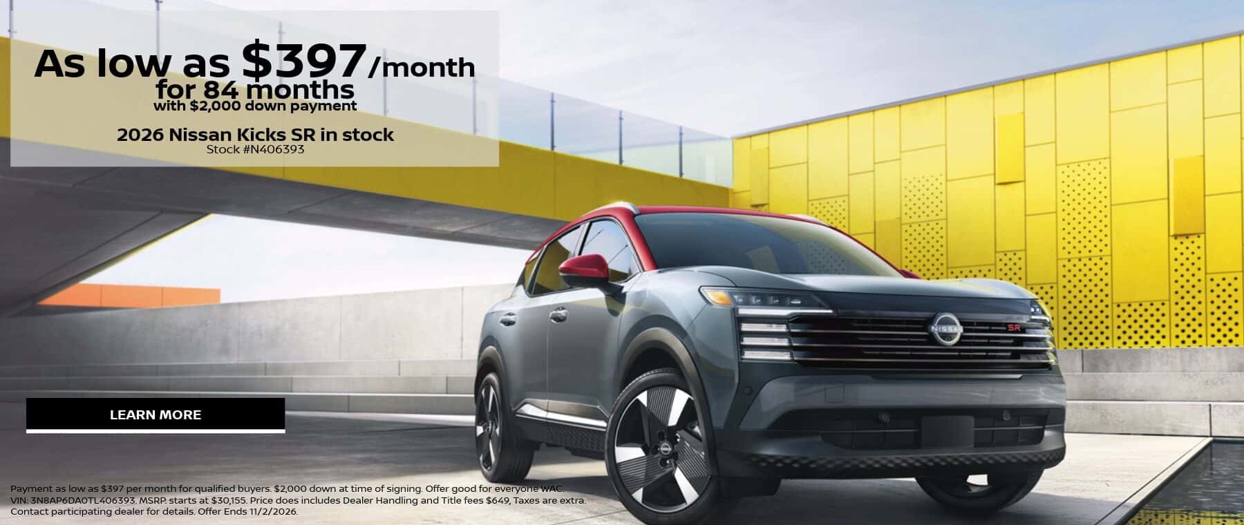 Nissan October Kicks Offer