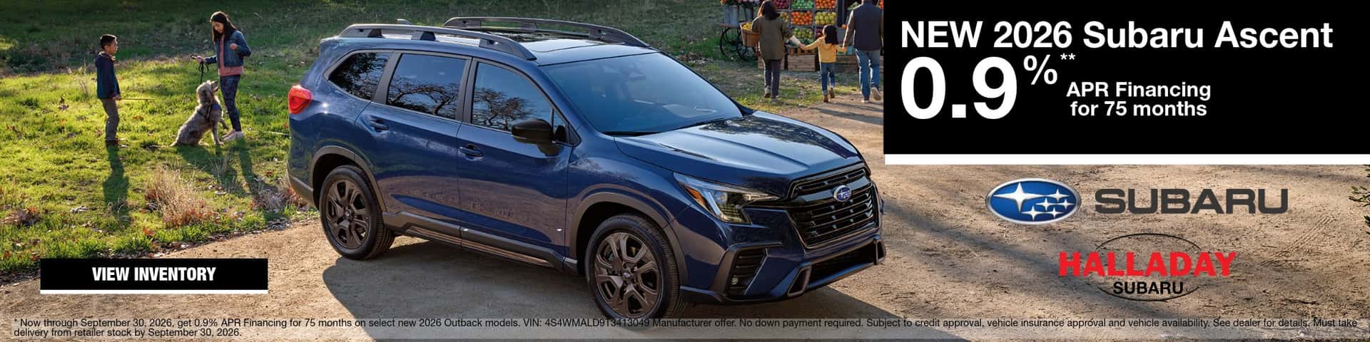 Subaru Ascent September