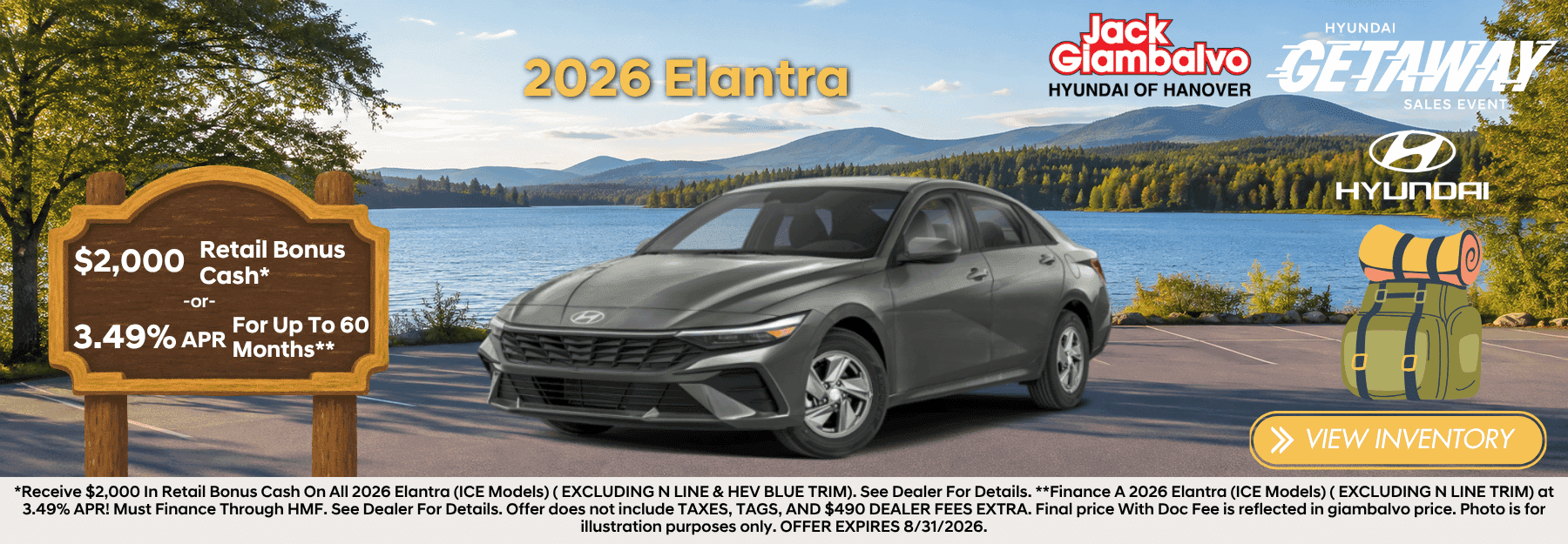 2026 August Elantra Offers