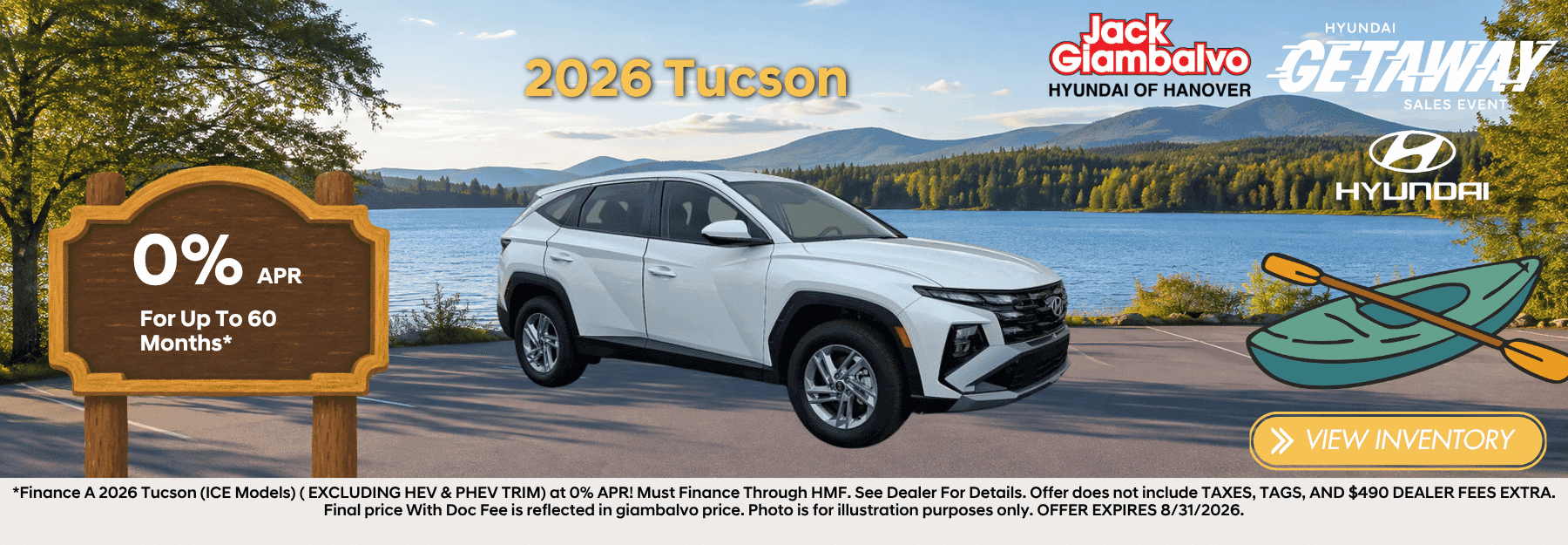 2026 August Tucson Offers