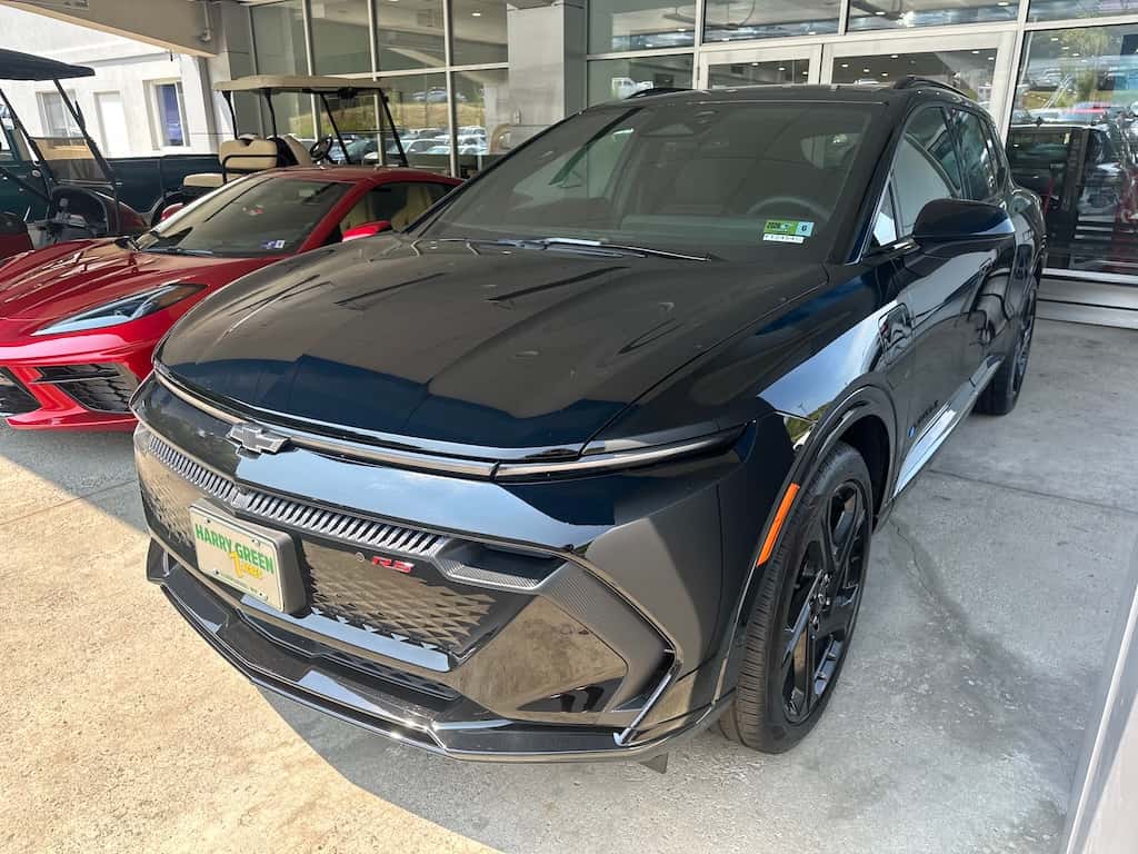 Offers and incentives - dark blue chevy parked