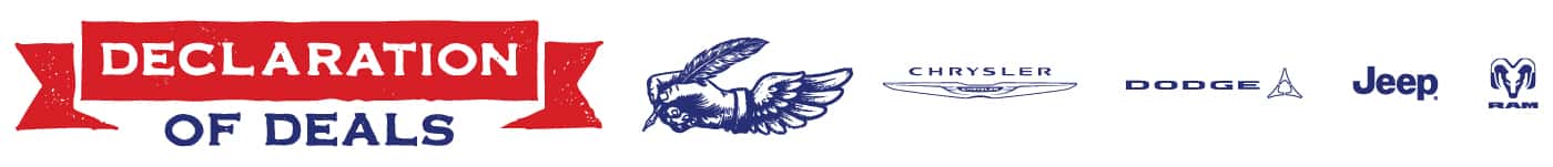 Declaration of deals banner