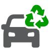 car recycle icon