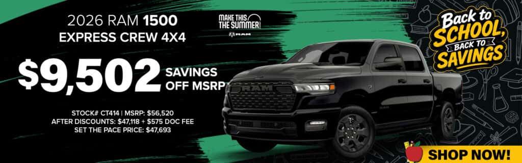 2026 RAM 1500 Express Crew 4X4