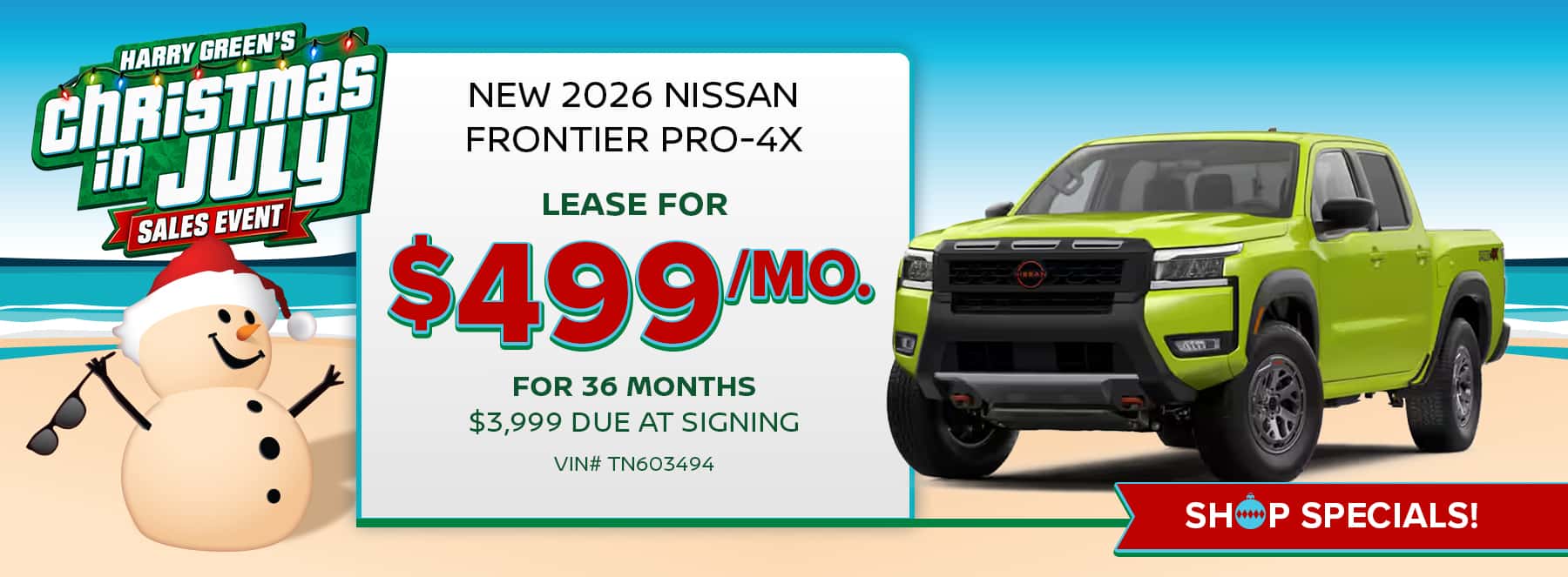 2026 Nissan Frontier PRO-4X