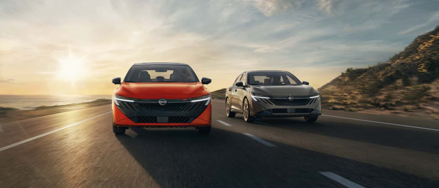 2026 Nissan Sentra Exterior Pair Driving Head On