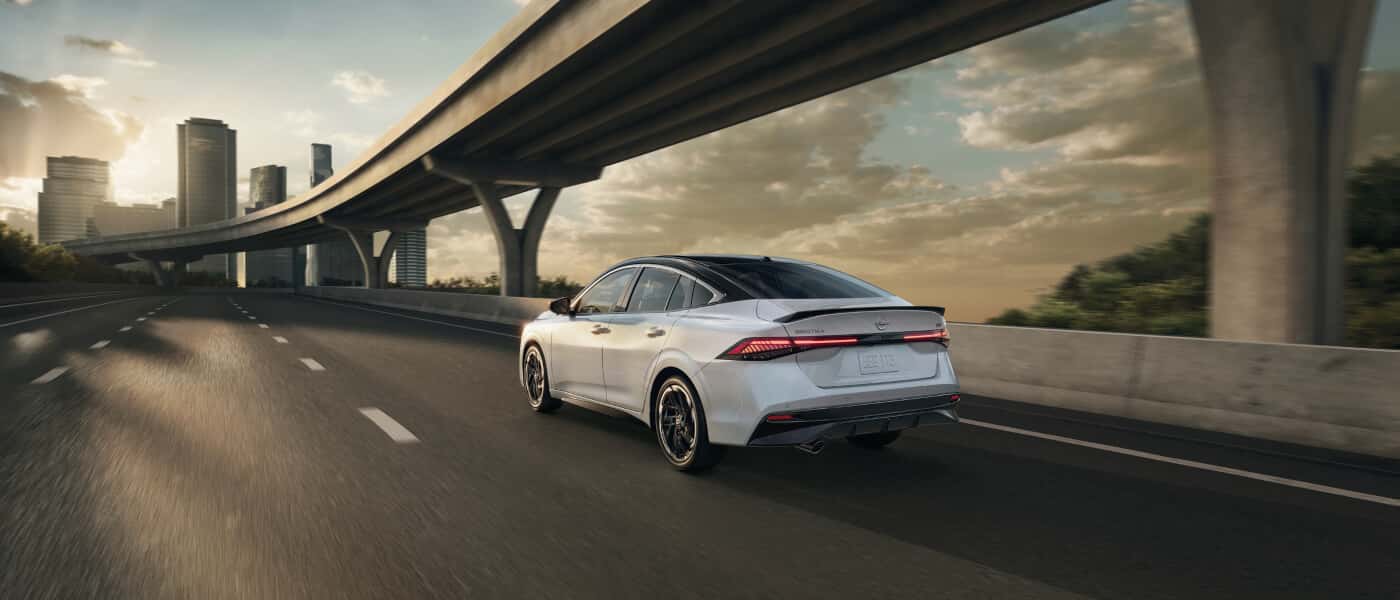 2026 Nissan Sentra Exterior Driving Away In City