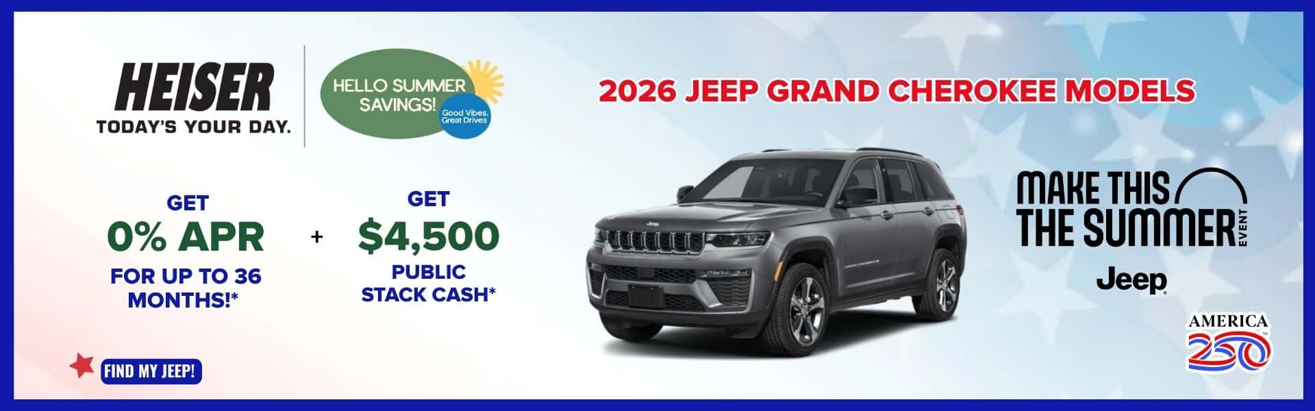 July CDJR Grand Cherokee