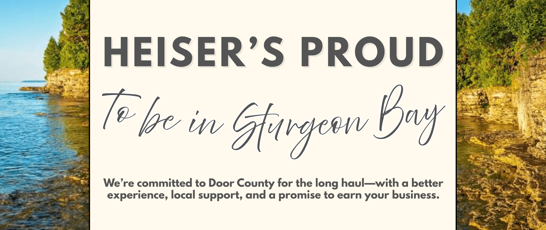 Heiser's proud to be in Sturgeon