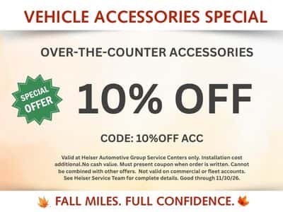 Vehicle accessories special