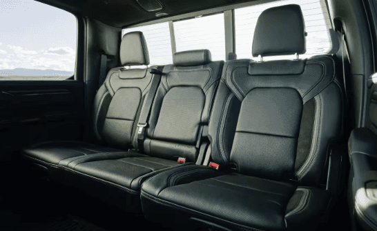 RAM 2500 rear seat