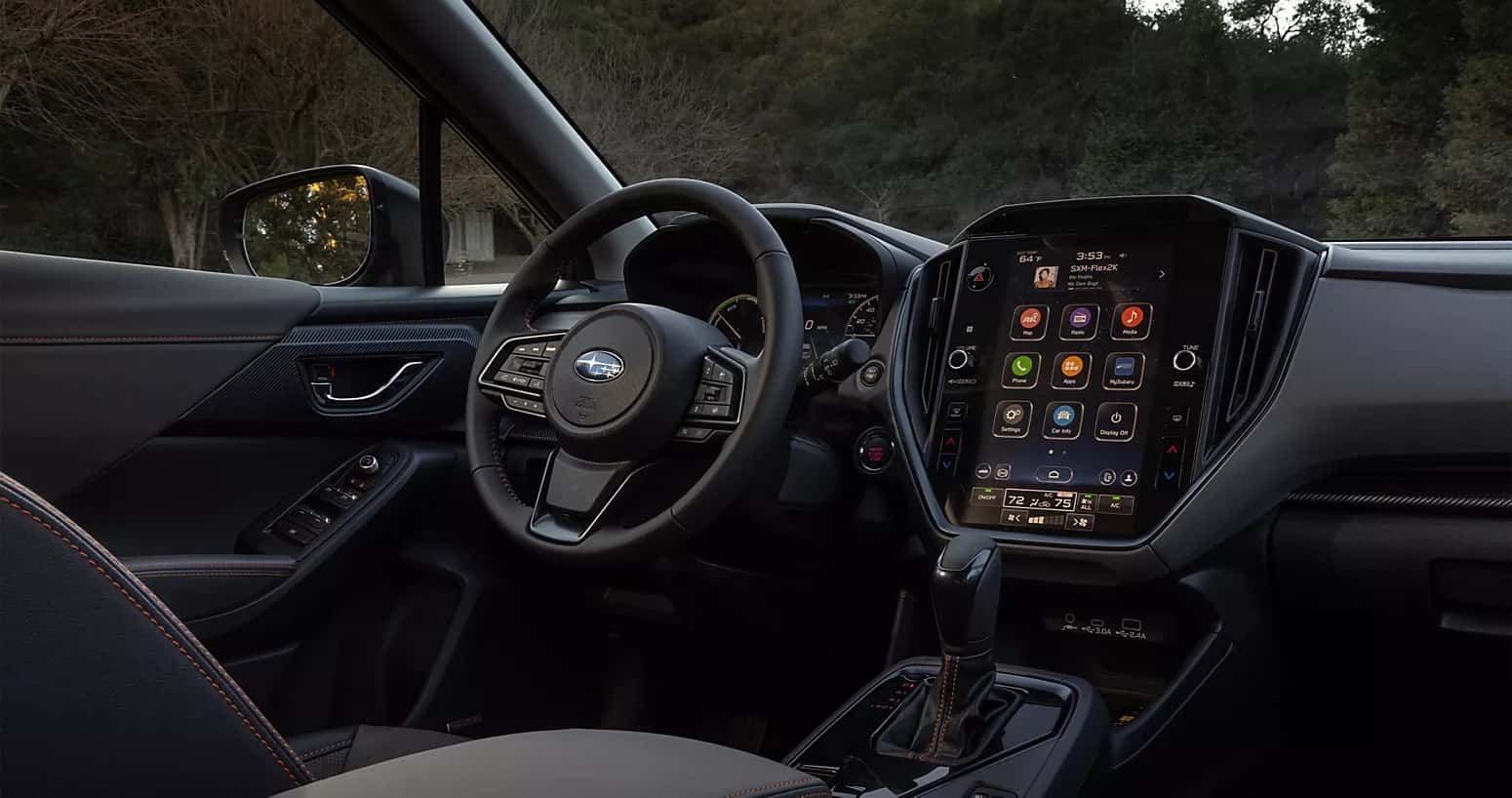 Interior image of a 2026 Subaru Crosstrek Hybrid
