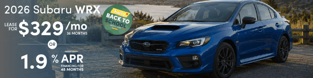 2026 Subaru WRX