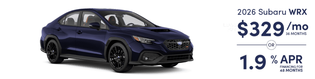 2026 Subaru WRX