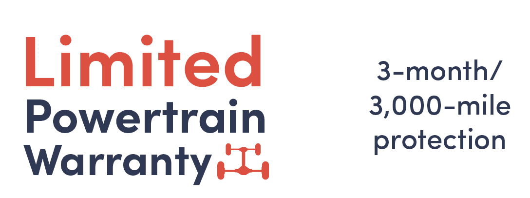 Limited Powertrain Warranty: 3-month / 3,000-mile protection