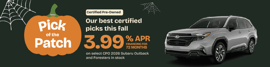 Select 2026 Subaru CPO Outback & Forester