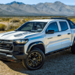 White 2026 Chevy Colorado stars and stripes