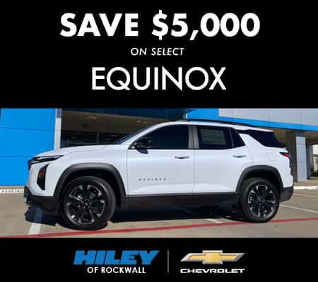 <b> SAVE $5,000 </b> <br> on Select Equinox 