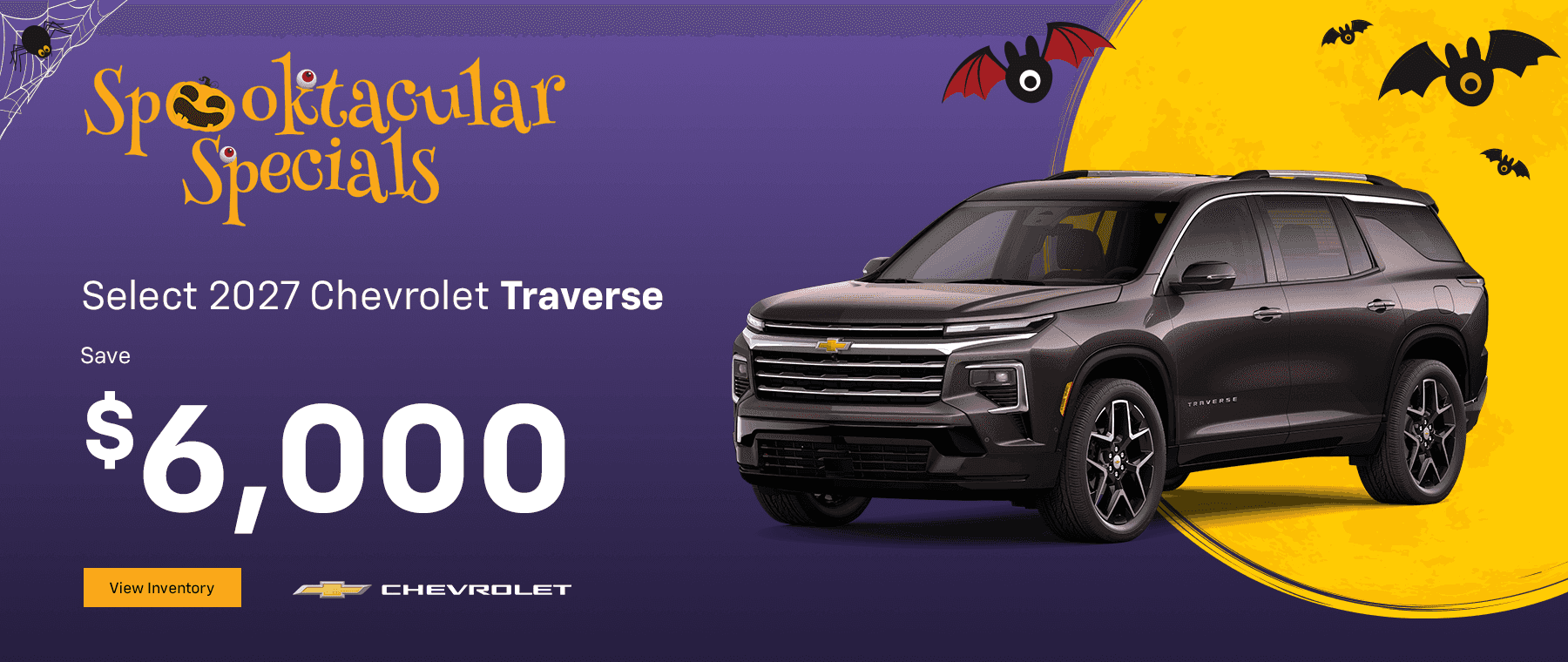 Save $6,000 on Select 2027 Traverse