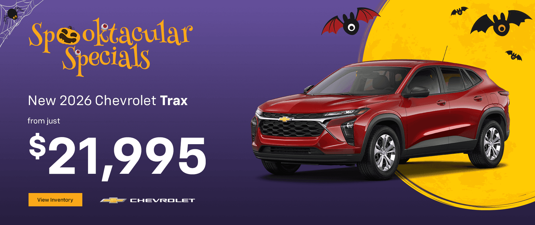 New 2026 Trax from just $21,995