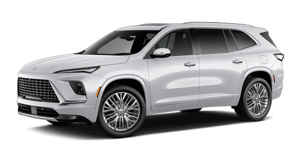 2027 Buick Enclave Avenir trim exterior with exclusive mesh grille and 22-inch wheels