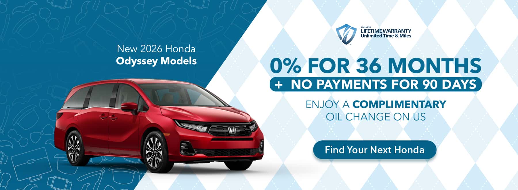 New 2026 Honda Odyssey Models