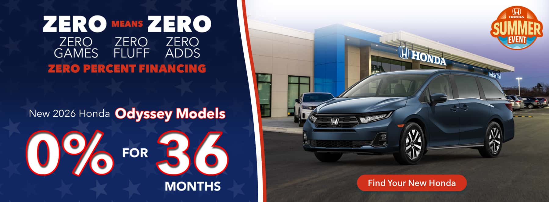 New 2026 Honda Odyssey Models
