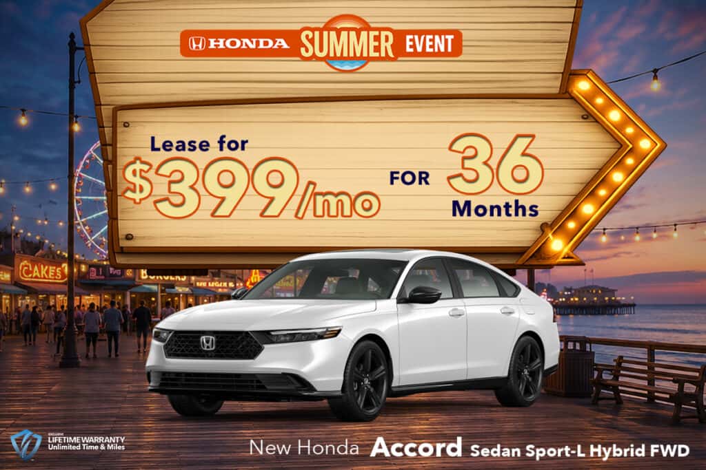 Lease a New Honda Accord Sedan Sport-L Hybrid FWD 