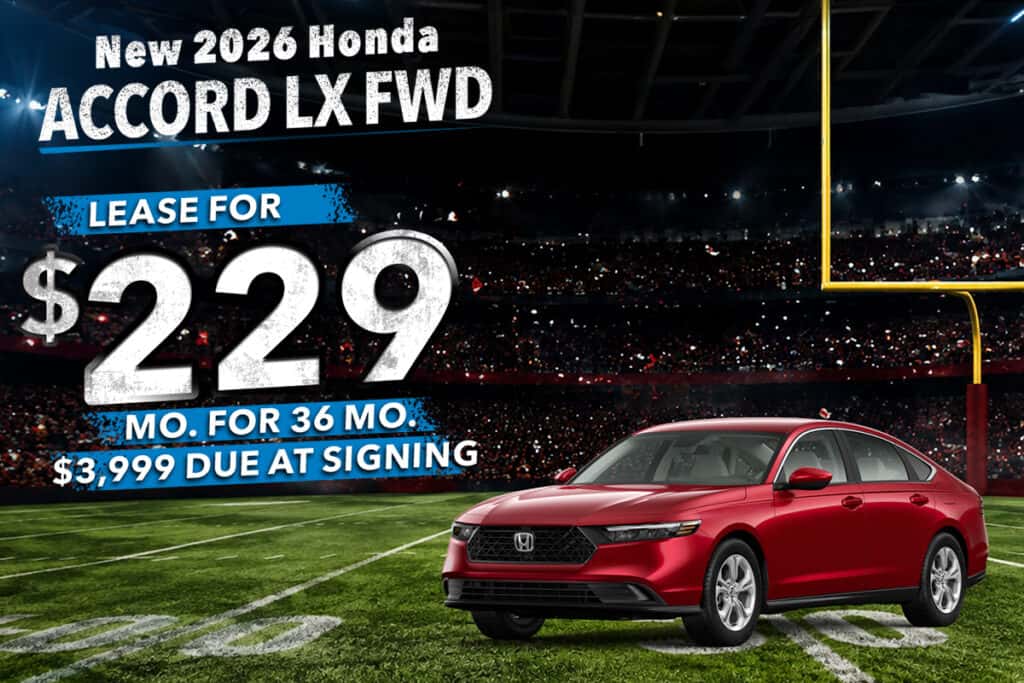New 2026 Honda Accord LX FWD 