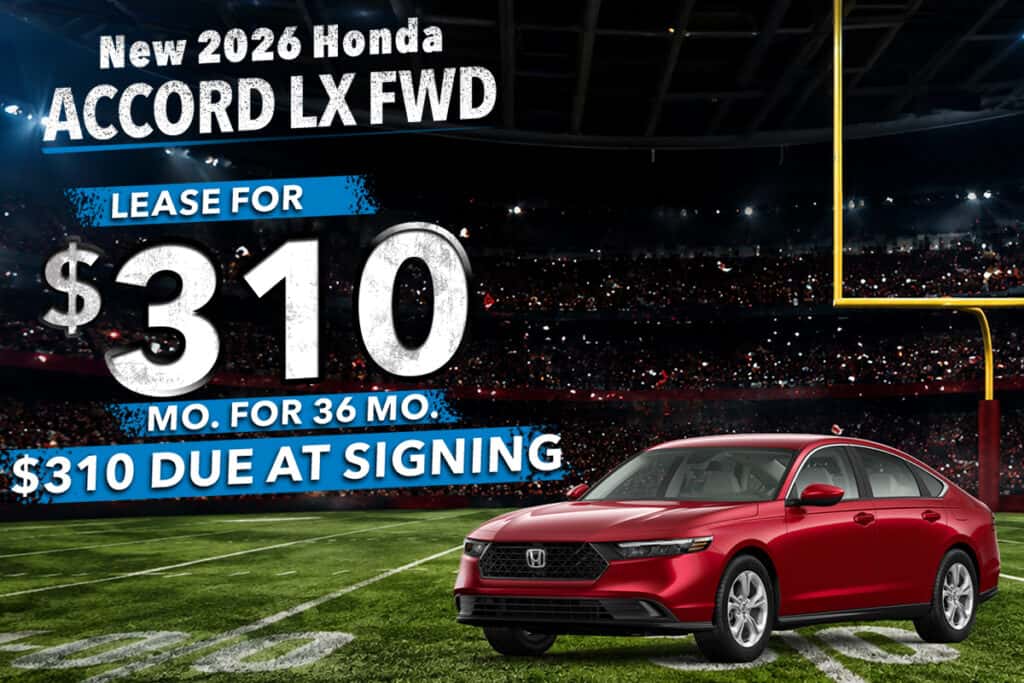 New 2026 Honda Accord LX FWD 