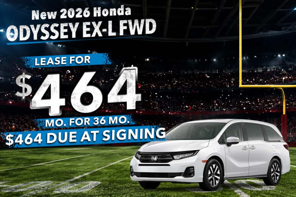 New 2026 Honda Odyssey EX-L FWD 