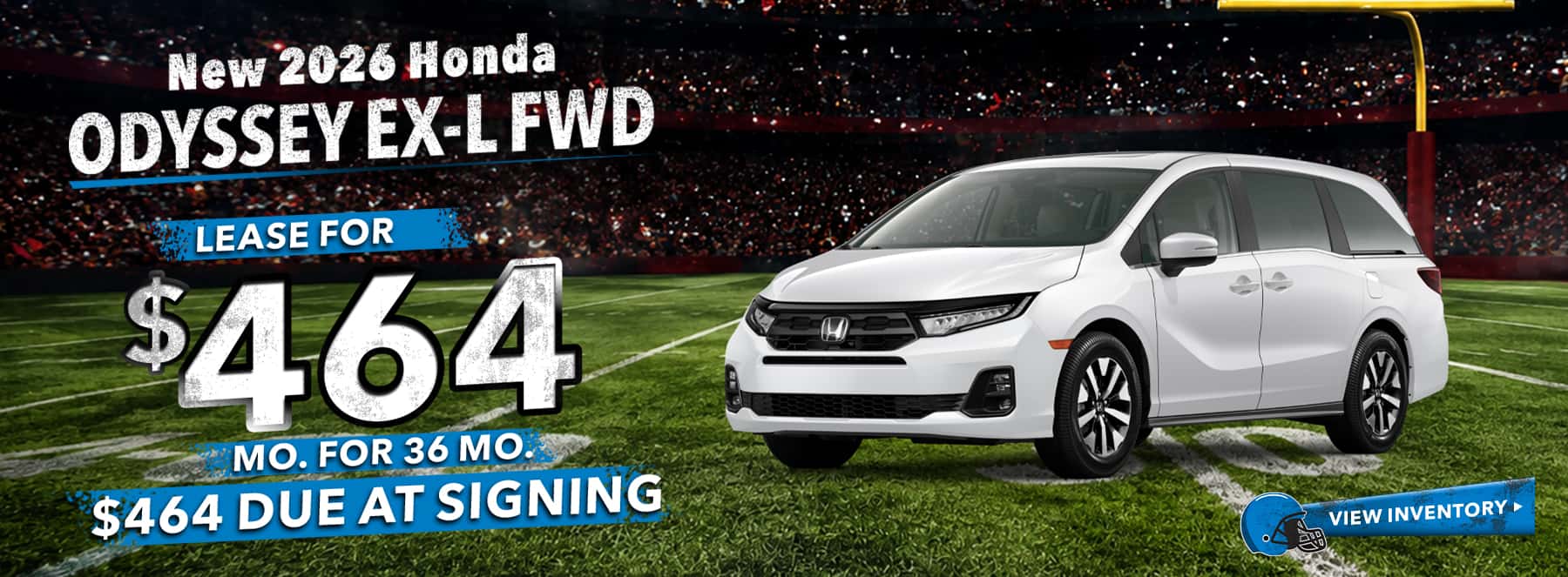 New 2026 Honda Odyssey EX-L FWD