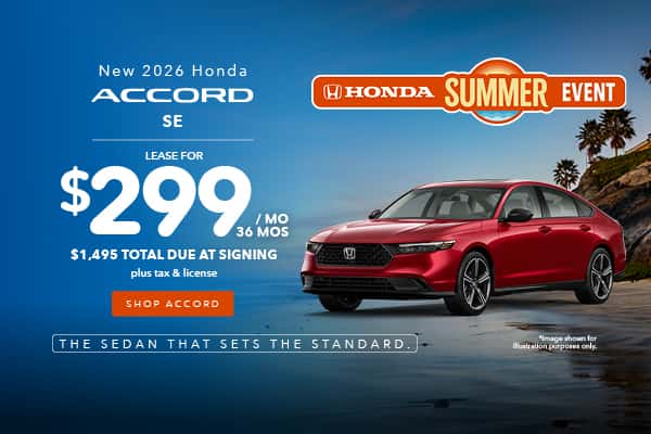 2026 Honda Accord SE