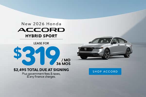 2026 Honda Accord Hybrid Sport