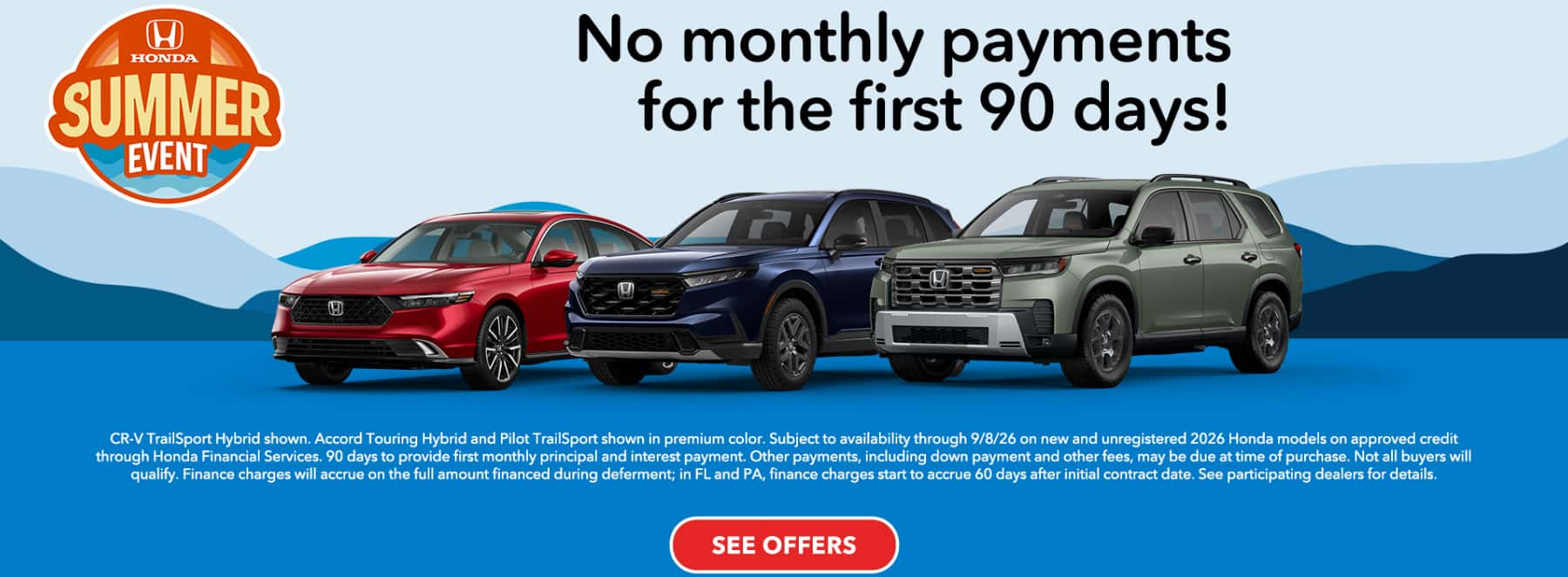 No monthly payment for the first 90 days