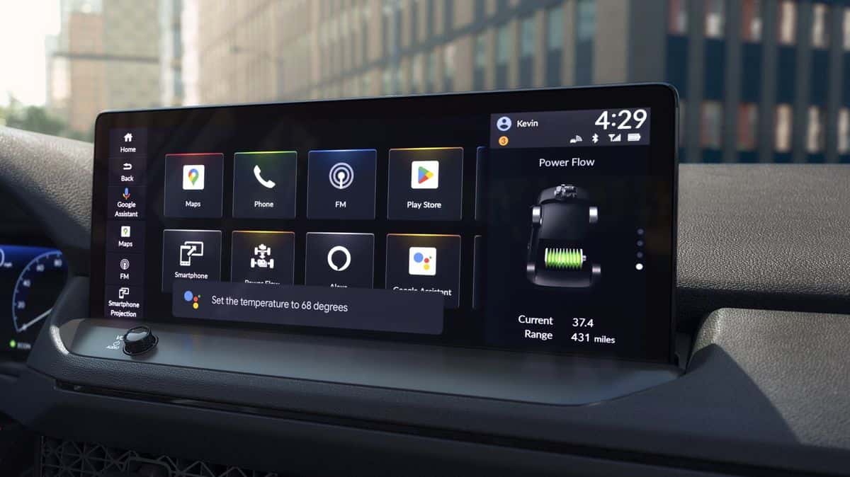 2026 Honda Accord 12.3-inch touchscreen with Google built-in