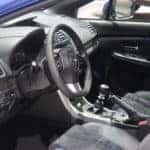 grey interior of a subaru