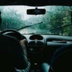 Two Men Inside Moving Vehicle