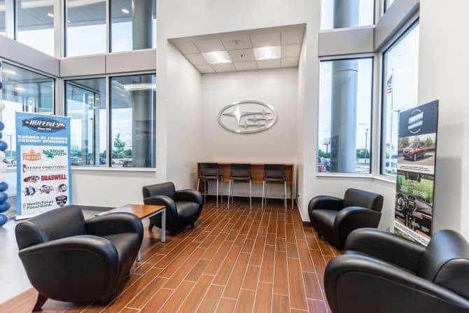 Huffines Subaru Waiting Area