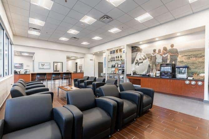 Huffines Subaru Waiting Area