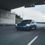 A Subaru WRX on the Street