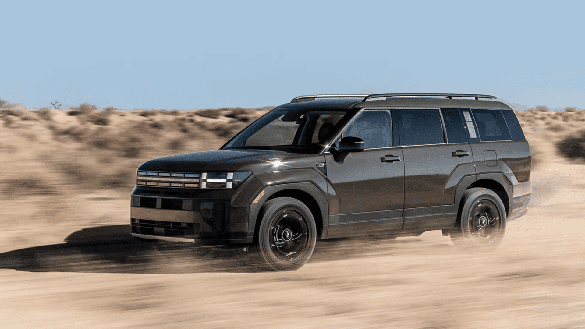 2026 hyundai santa fe driving in dirt