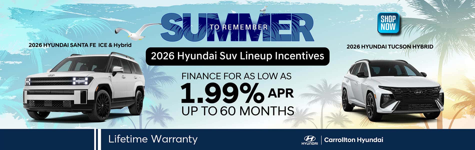 2026 SUV Line UP offers. Carrollton Hyundai - Carrollton, GA
