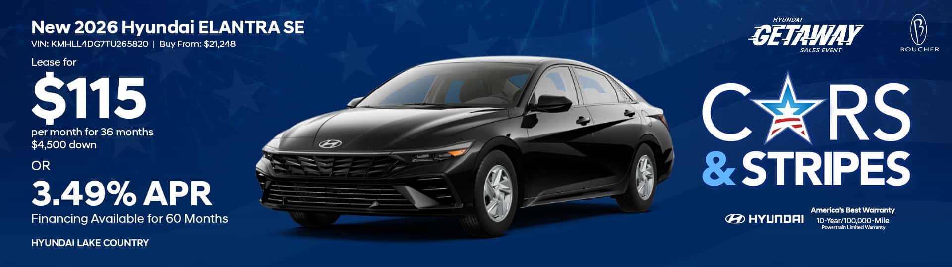 Save on a New 2026 Hyundai Elantra SE