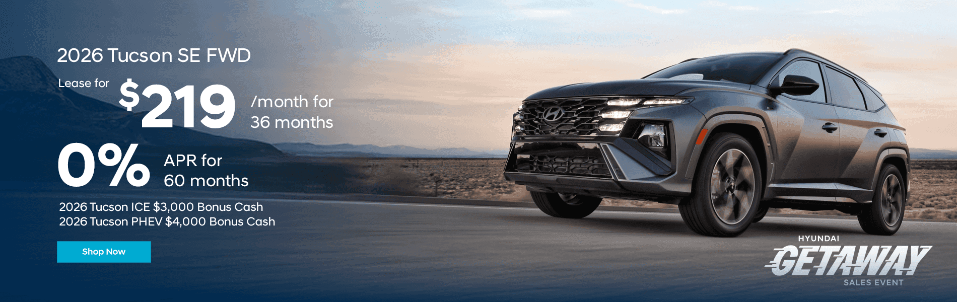 2026 TUCSON ICE + 2026 TUCSON PHEV