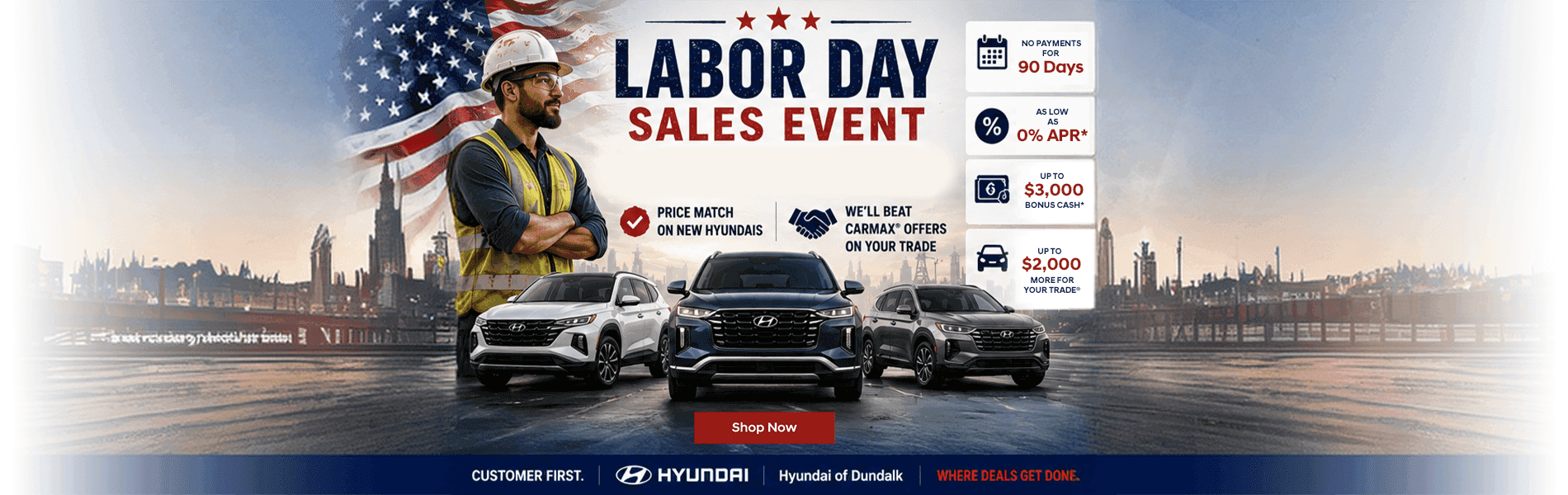 LABOR DAY SALES EVENT WE REFUSE TO BE UNDERSOLD