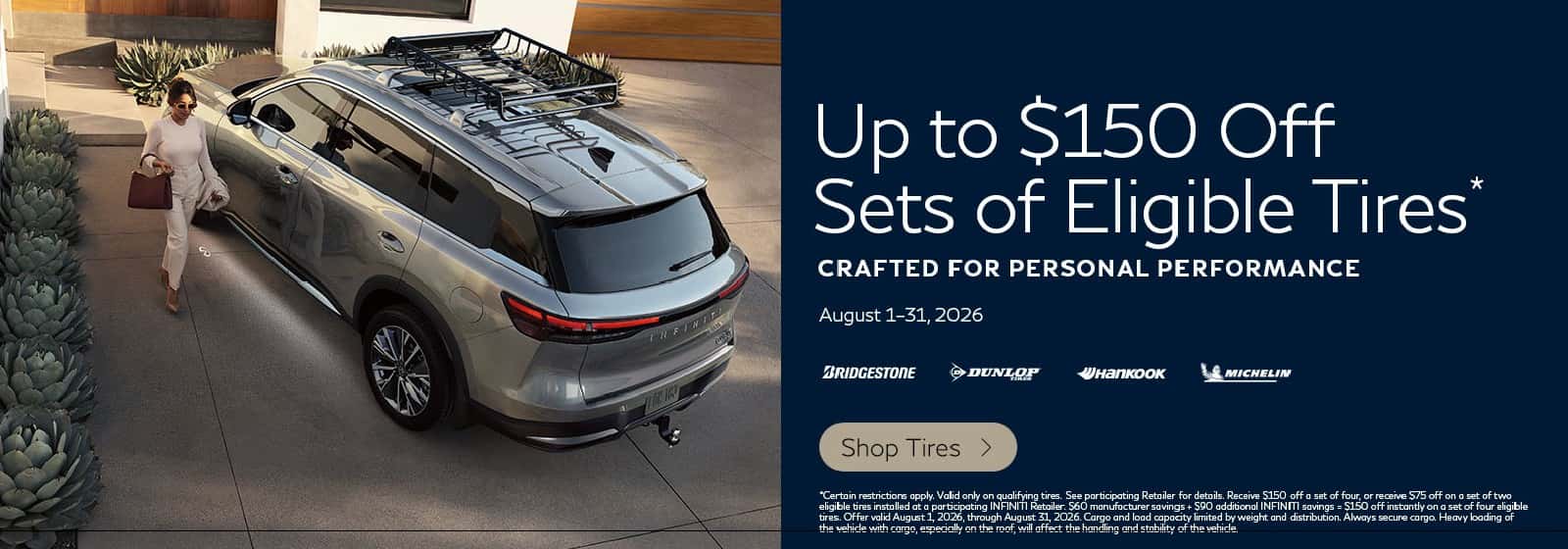 SD INFINITI Tire Offer