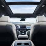 Backseat view of Acura MDX