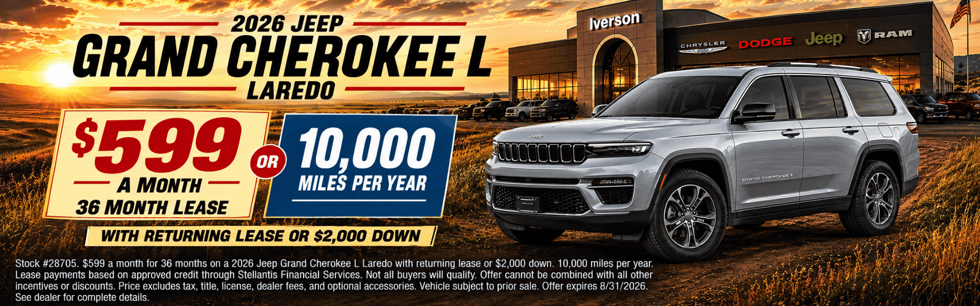 August Jeep Grand Cherokee